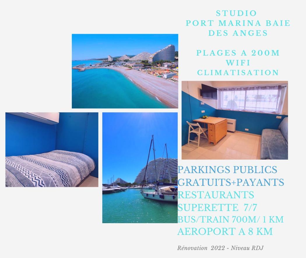 Fame - Marina Baie Des Anges Apartment Villeneuve-Loubet Exterior photo